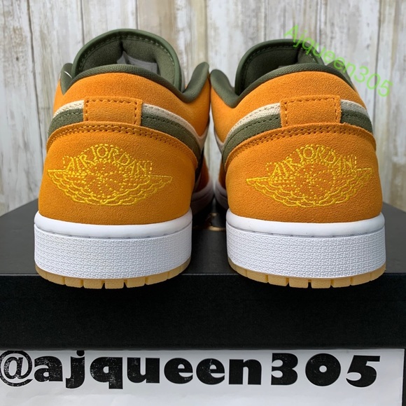 Air Jordan 1 Low Olive Curry - Picture 6 of 6